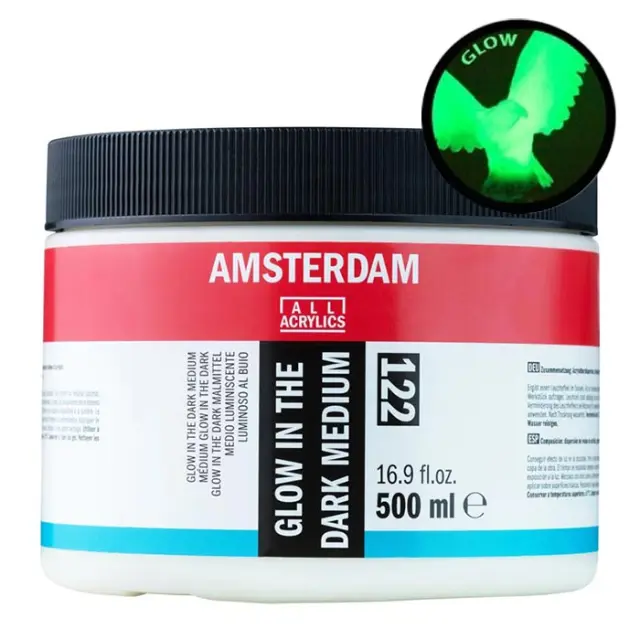 Talens Amsterdam 122 Glow In The Dark Medium - 500ml