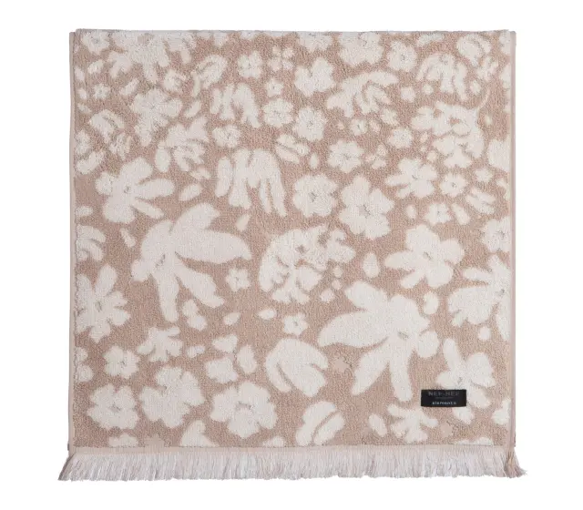 ΠΕΤΣΕΤΑ ΜΠΑΝΙΟΥ ELEMENTS-FLOZERIA 70X140 BEIGE NEF NEF 2