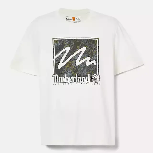 TIMBERLAND AOP SS TEE ΑΝΔΡΙΚΗ ΜΠΛΟΥΖΑ WHITE
