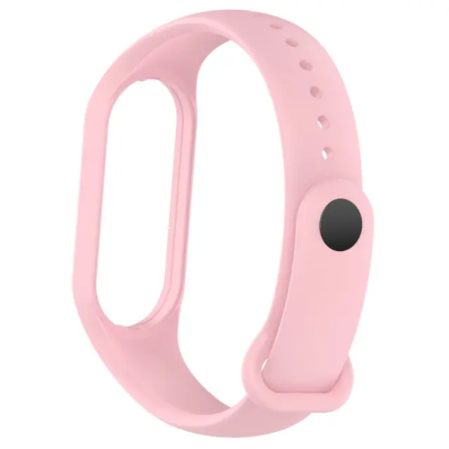 Λουράκι Σιλικόνης για Mi Band 5/6/7 - Ροζ ΟΕΜ 2
