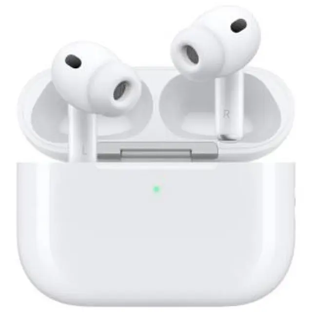 Apple AirPods Pro 3 In-ear Bluetooth Handsfree Ακουστικά με Αντοχή στον Ιδρώτα και Θήκη Φόρτισης Λευκά – έως 60 δόσεις