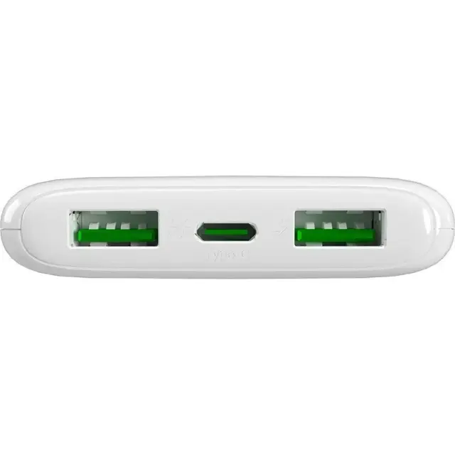 Puro® Daily 10 Plus Powerbank με 2xUSB-A/1xUSB-C 10000mAh 22.5W- White. 3