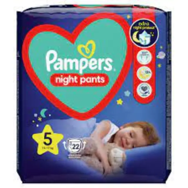 Pampers Night Pants Μέγεθος 5 (12kg-17kg) 22TMX