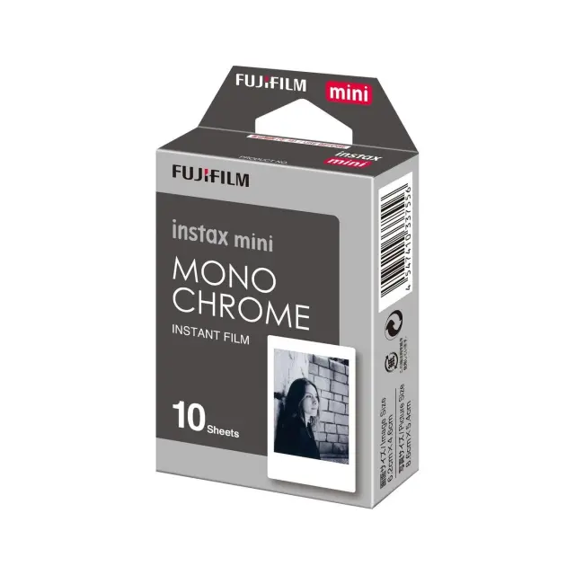 Fuji - Instax Mini Film Monochrome 10-Pack - Electronics