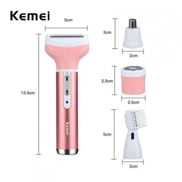 Kemei KM-6637 Ξυριστική Μηχανή Προσώπου Σώματος Επαναφορτιζόμενη 2