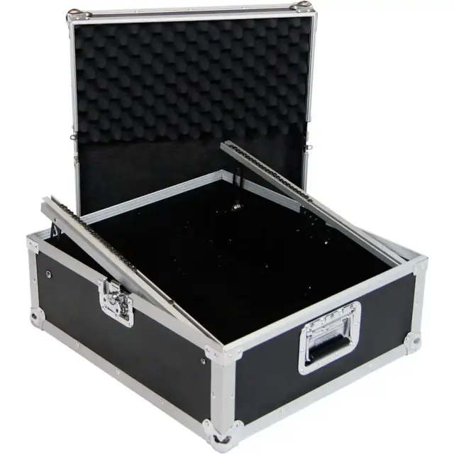 WALKASSE WM-1912MIXER Flight Case Rackmount DJ 19" /10U Silver. 2