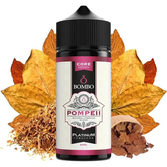 Bombo Platinum Tobaccos Core Edition Flavor Shots Pompeii 20ml to 120ml