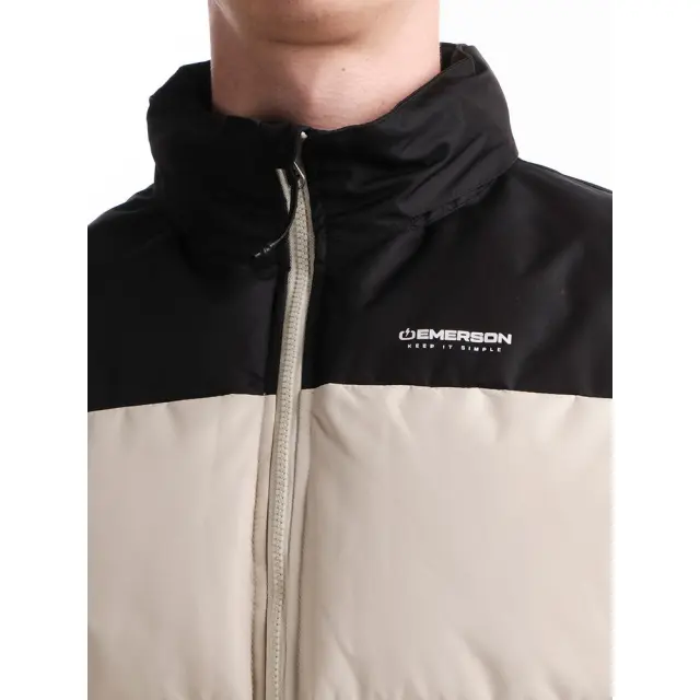 Emerson Hooded Puffer Jacket (242.EM10.79-ECRU) - Εκρού 3