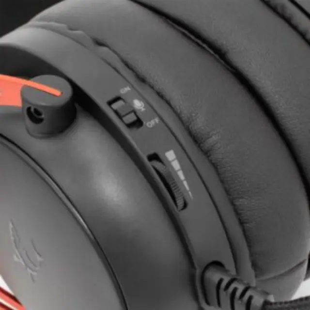 White Shark Gaming Headset GH-2341 Gorilla Black / Red (GORILLA BLACK/RED) 2