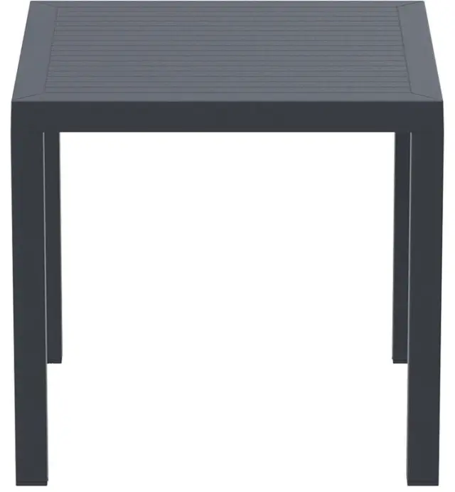 Τραπέζι ARES Ανθρακί PP 80x80x75cm 2