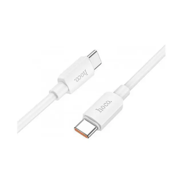 Hoco X96 USB 2.0 Cable USB-C male - USB-C 100W PD Λευκό 1m HC-X96TTWH