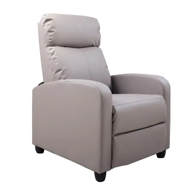 Πολυθρόνα Relax PORTER Cappuccino PU/PVC/Δέρμα 68x86x99cm