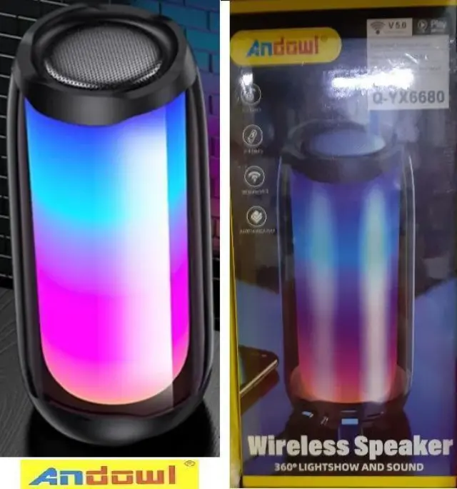 Andowl Q-YX6680 Ηχείο Bluetooth Πολύχρωμο 2