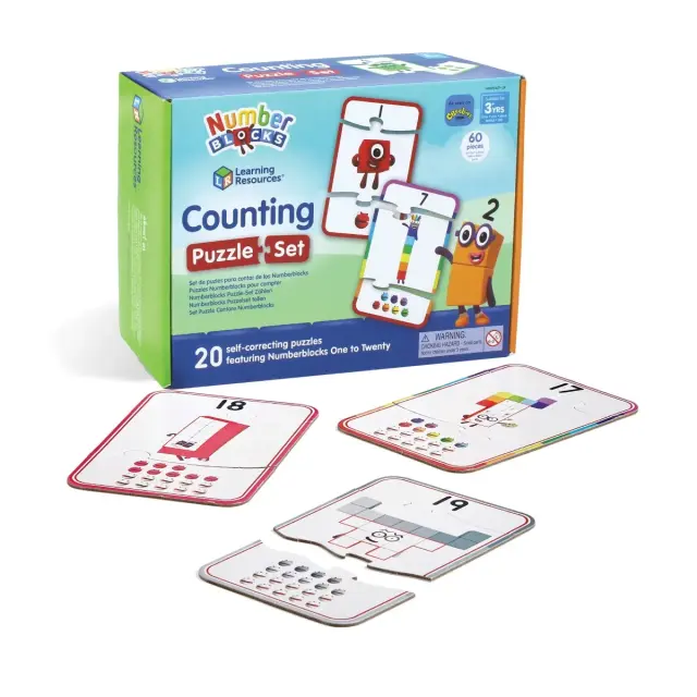 Learning Resources Numberblocks Αριθμοκυβάκια Παζλ Μαθαίνω να μετράω για 3+ ετών HM 95401-UK
