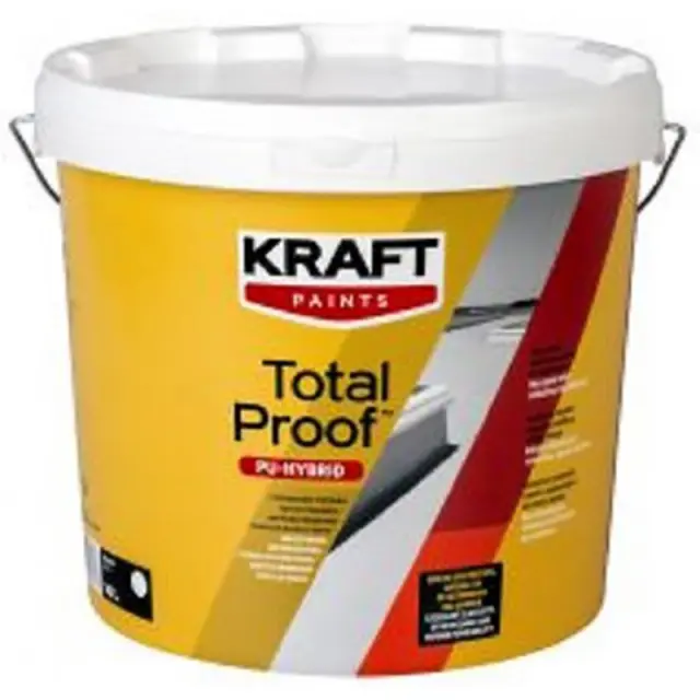 Χρώμα Μονωτικό Ταρατσών Kraft TOTAL PROOF PU HYBRID 10lt