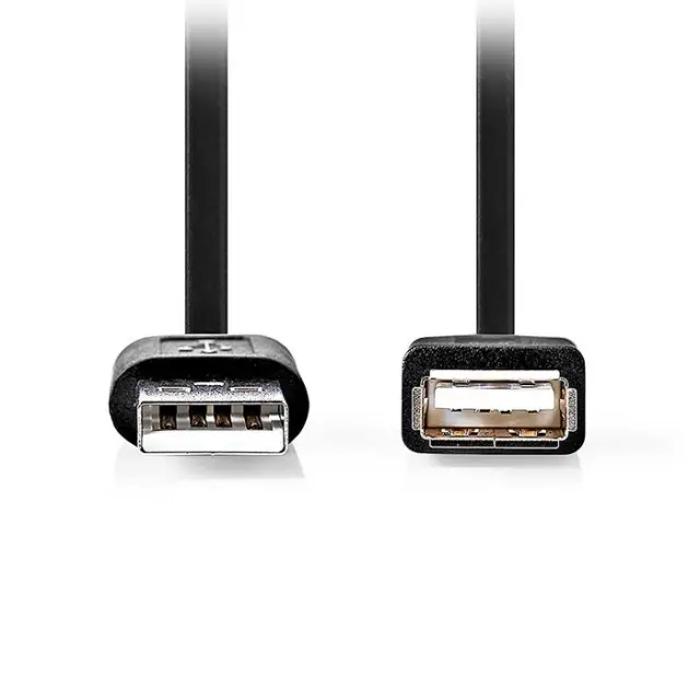 Καλώδιο USB High-Speed Α αρσ. - USB A θηλ., 1.00m.