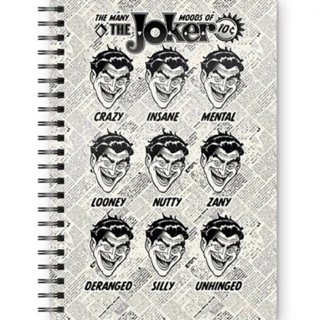 SD Toys Τετράδιο DC COMICS - Joker Faces - A5 Spiral Notebook (SDTWRN24039)