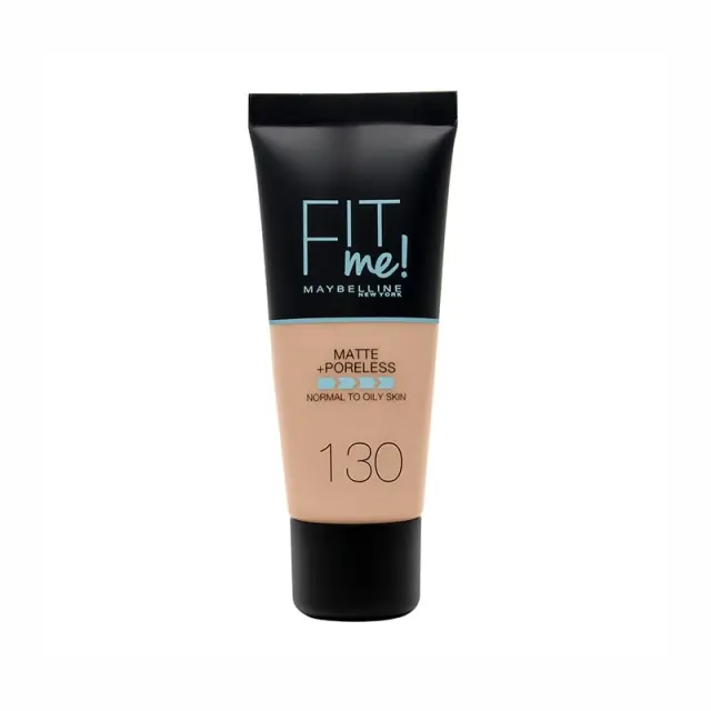 Maybelline Fit Me Matte Poreless Liquid Foundation For Normal To Oily Skin 130 Buff Beige, 30ml