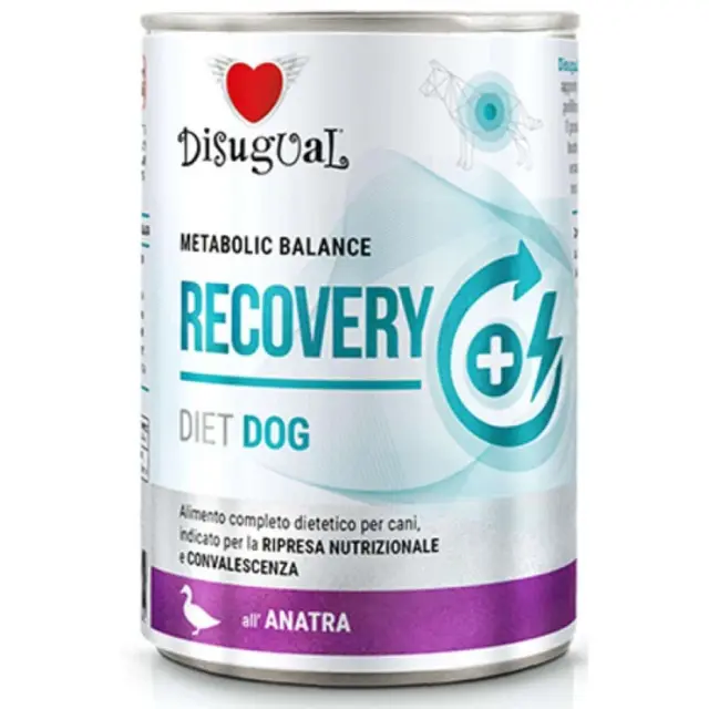 Κλινική Κονσέρβα Σκύλου Disugual Diet Dog-Recovery Με Πάπια 400gr