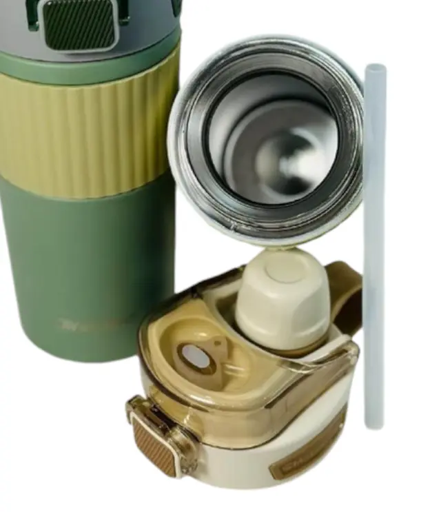 Φορητό παγούρι-θερμός - CF8235 - 600ml - 882355 - White/Green 2