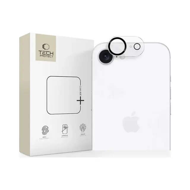 Tech-Protect Camera Protection iPhone 16e / 17e Cam Fit+ Clear