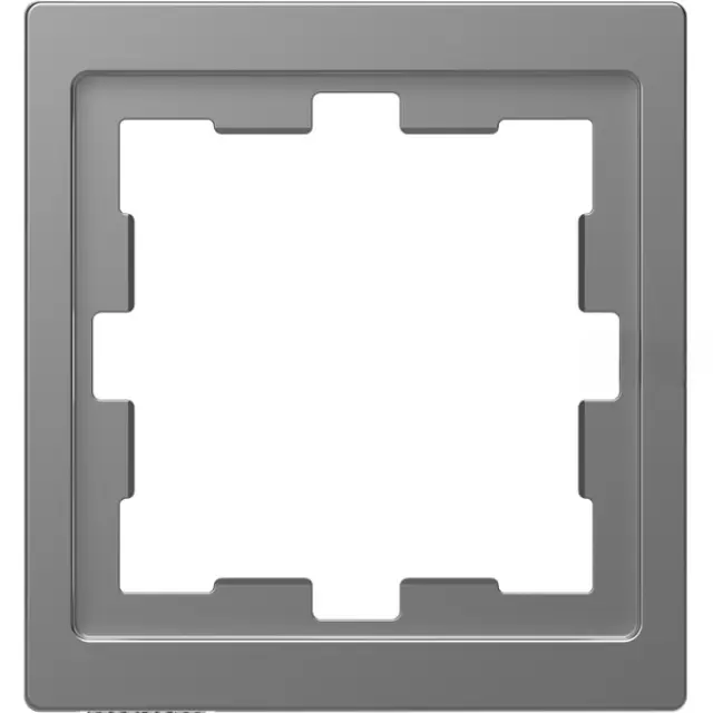 D-Life frame, 1-gang, stainless steel