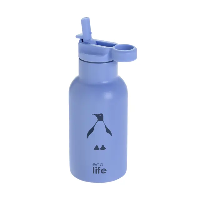 Ecolife Παιδικό Μπουκάλι Θερμός / Kids Thermos Bottle: Animals (4 σχέδια) Penguin 2