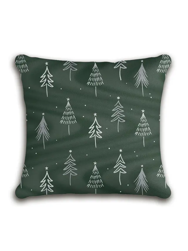 Διακοσμητική Μαξιλαροθήκη 43x43 Xmas Palamaiki AS113 Green 100% Πολυέστερ