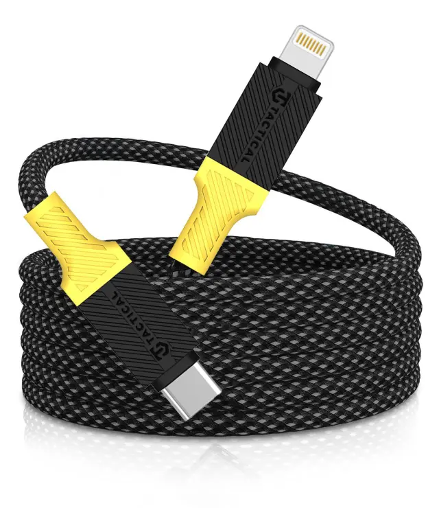Tactical MagRope USB-C/Lightning 1m Black/Yellow 2