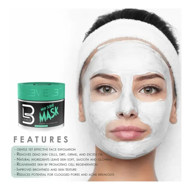 Level3 Mud Scrub Mask 500ml 2
