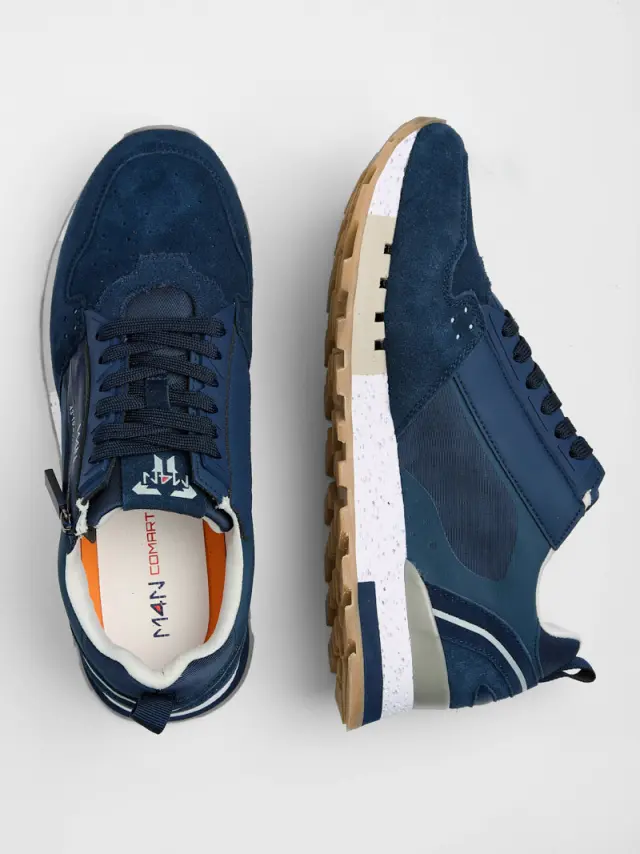 Comart Sneakers Ανδρικό ύφασμα/δέρμα Μπλέ M4N/6042 BLUE - 42 3