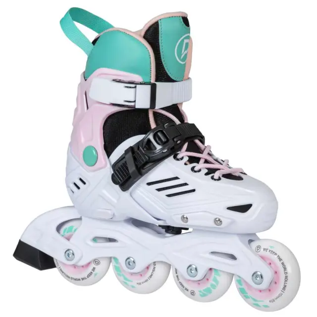 Playlife Khaan Ltd Αυξομειούμενα Παιδικά Inline Skates Λευκό 2