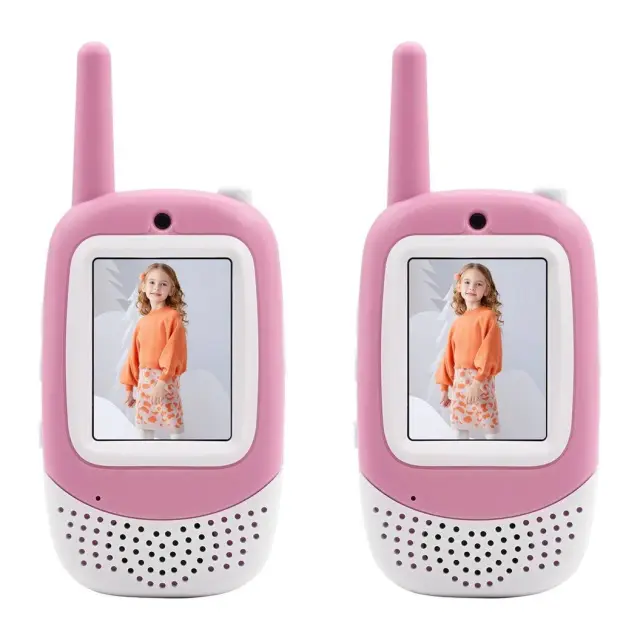 Free2Play Video Walkie Talkie Παιδικοί Ασύρματοι με Κάμερα Pink 3+ Ετών