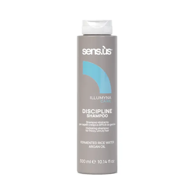 Illumyna Care Discipline Shampoo 300ml by Sensus - Σαμπουάν Φροντίδας για Φριζαρισμένα και Ατίθασα Μαλλιά.