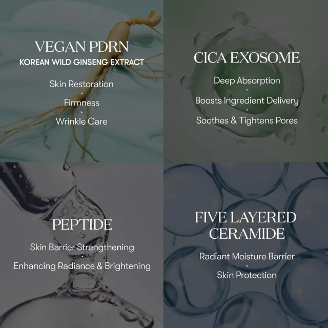 VT PDRN Cica Exosome Anti-Aging Face Serum, Αντιγηραντικός Ορός Λάμψης με PDRN και Πεπτίδια 30ml 2