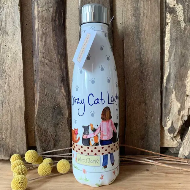 Alex Clark Μπουκάλι Θερμός 500ml: Crazy Cat Lady