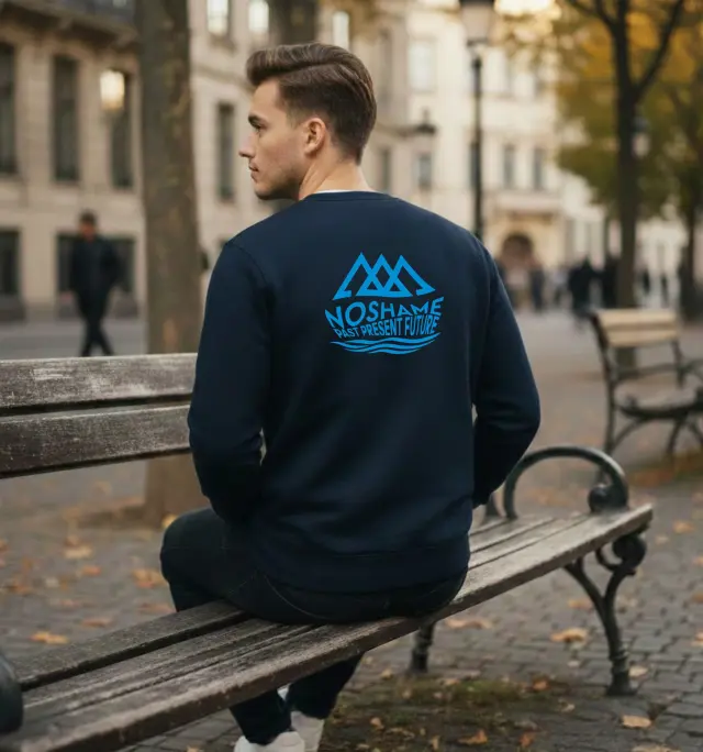Φούτερ Noshame® Navy με τύπωμα - 522609 - XL
