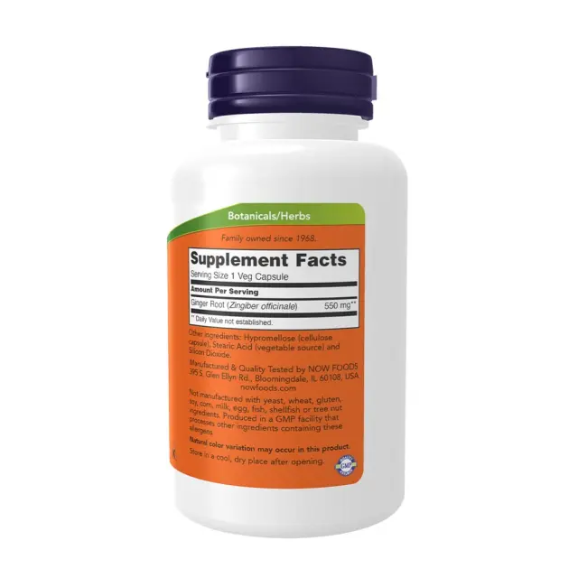 Now Foods Ginger Root 550 mg 2