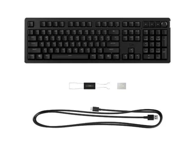 HP HyperX Alloy Rise Mechanical Full Size Gaming Keyboard (US Layout) - Black (7G7A3AA) 3