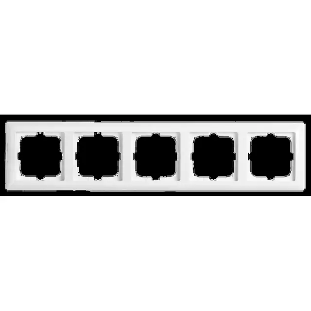 Cover Frame 5V Basic 55 White