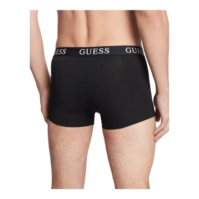 Guess Ανδρικό Boxer Joe Trunk - Τριπλό Πακέτο, Χρώμα Black Olive Melange 3