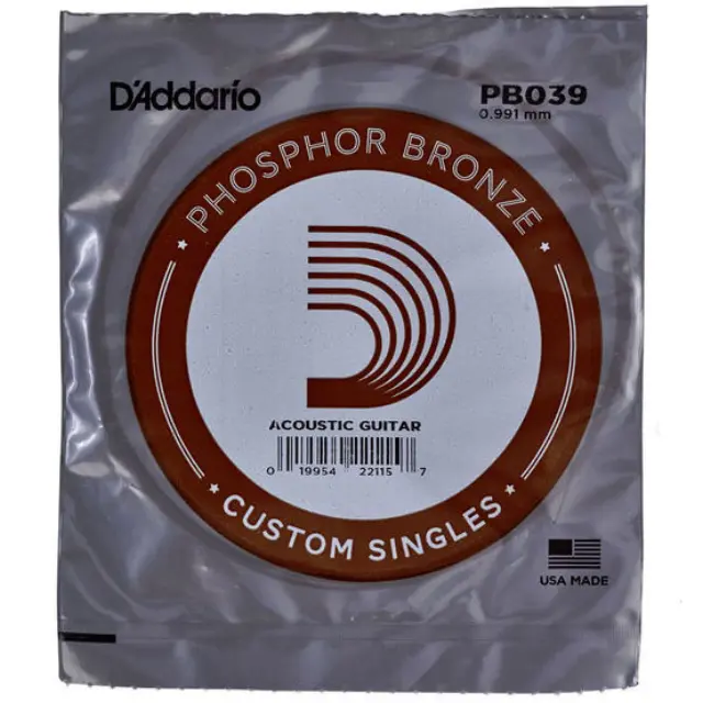 D'Addario PB039 Χορδή Ακουστικής Κιθάρας P. Bronze