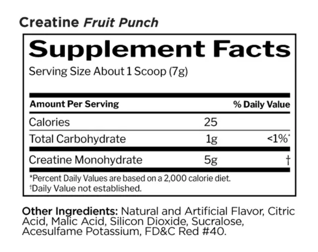 Rule1 Creatine Fruit Punch, 210 g 2