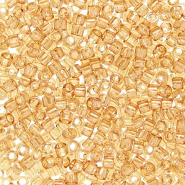 Χάντρα Miyuki Delica 10/0 - DBM0101 - Transparent Luster Light Topaz ~7gr