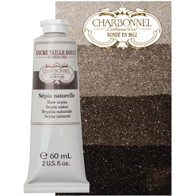 Charbonnel Μελάνι Χαρακτικής - 121 Raw Sepia S2 - 60ml