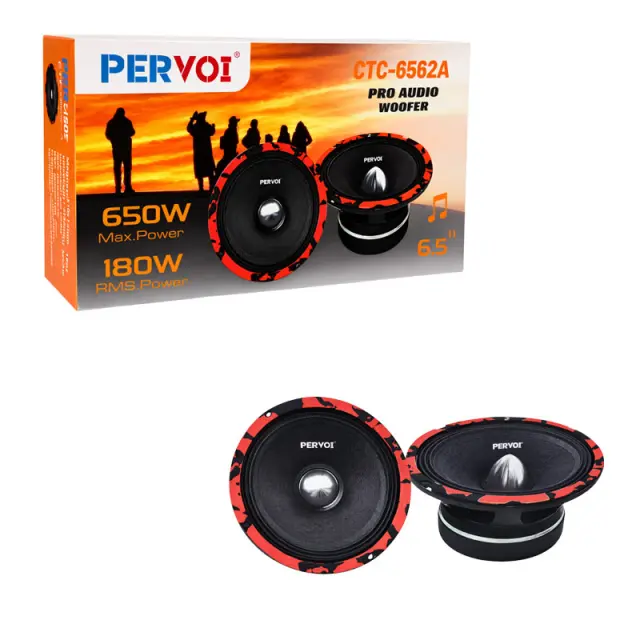 PERVOI Ηχείο Αυτοκινήτου Woofer 6,5 Ιντσών 650W CTC-6562A - Pro Audio Car Woofer Speaker 014495