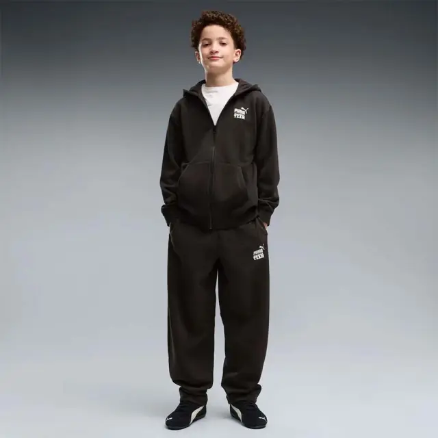 Puma Boy's Mid 90s Relaxed Barrel Sweatpants Μαύρο 694668-01 (Puma) 3