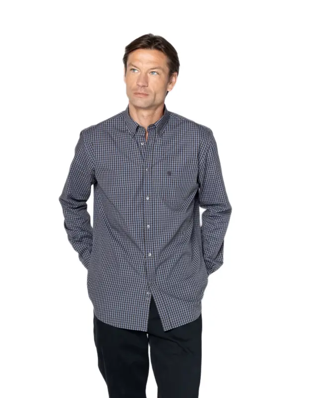 The Bostonians Chester ανδρικό πουκάμισο μακρυμάνικο καρό regular fit 3AACH8709-2