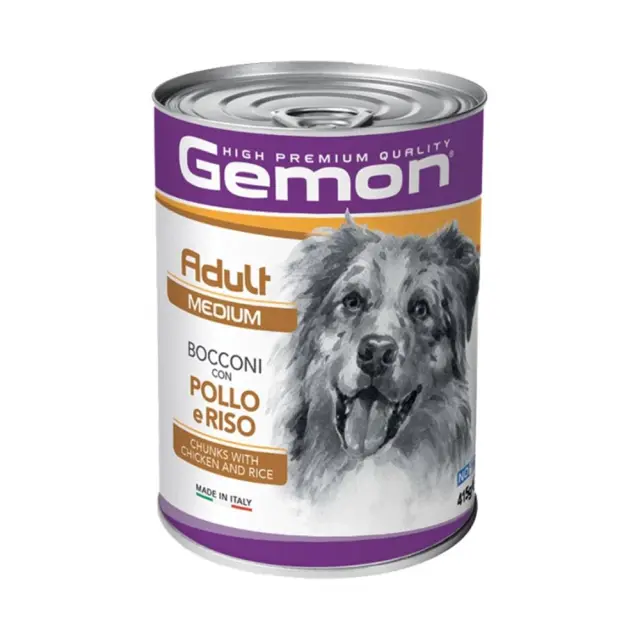 Gemon Κονσέρβα Σκύλου με Κοτόπουλο & Ρύζι 415gr