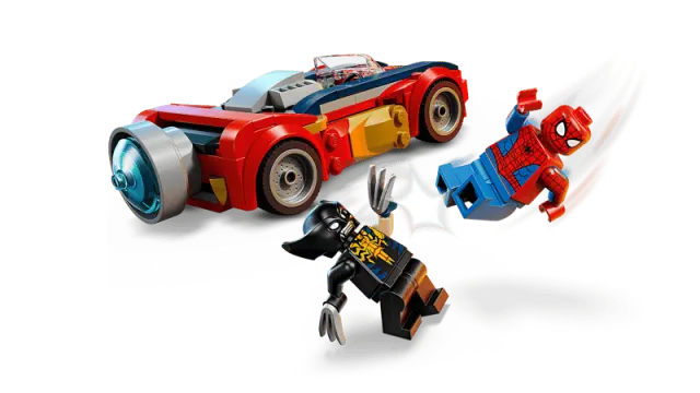 LEGO® Marvel Spider-Man Car vs. Venomized Wolverine για 7+ Ετών 134τμχ - 76336 3